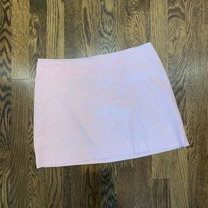 Lilly Pulitzer seersucker skort pink